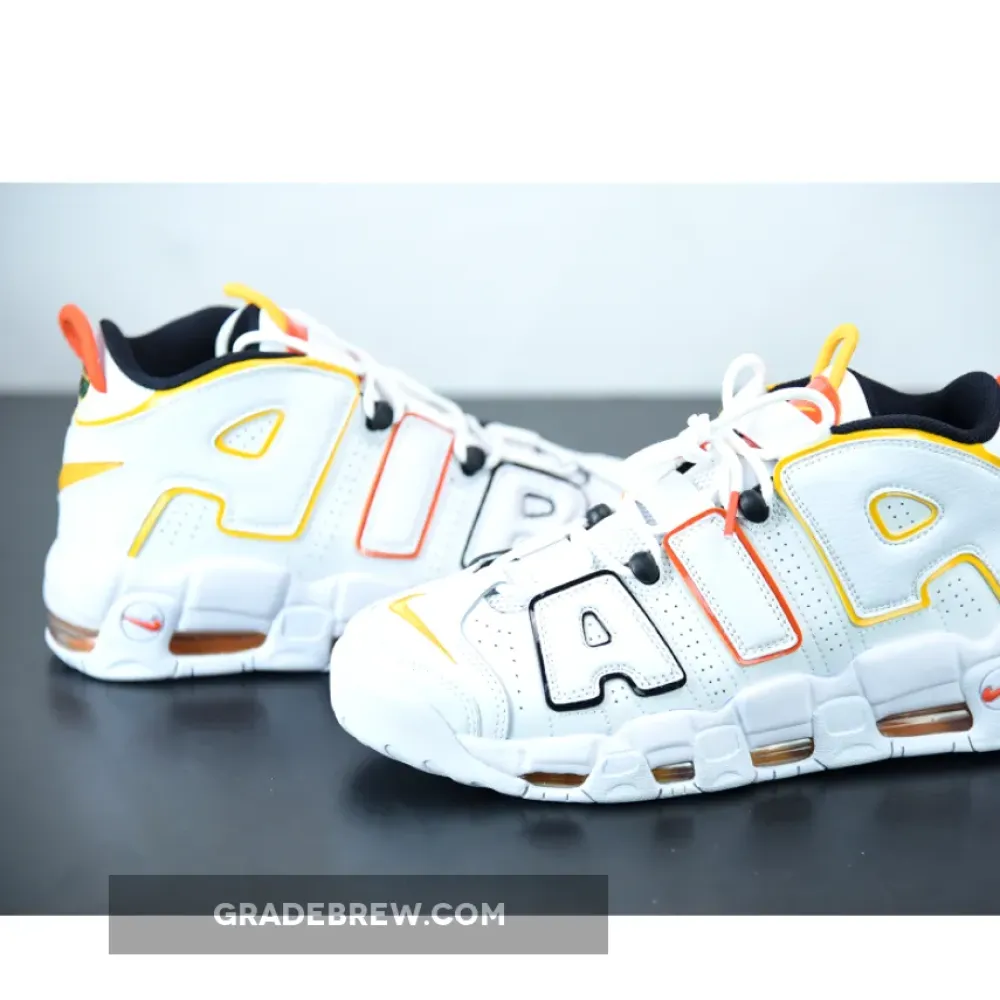 Nike Air More Uptempo Rayguns White/Orange/Yellow DD9223-100