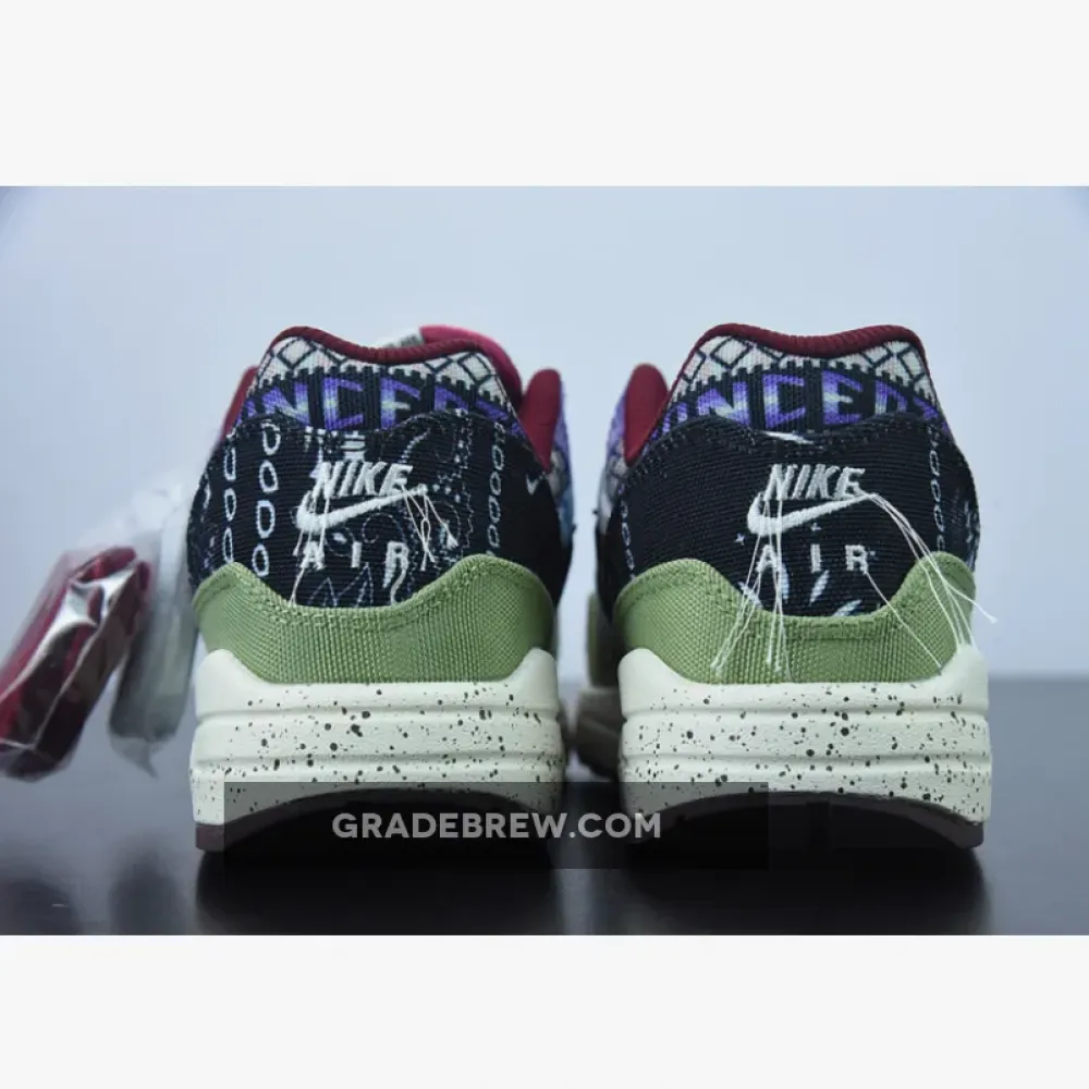 Nike Air Max 1 Mellow Oil Green Sail/Multi-Color/Red DN1803-300