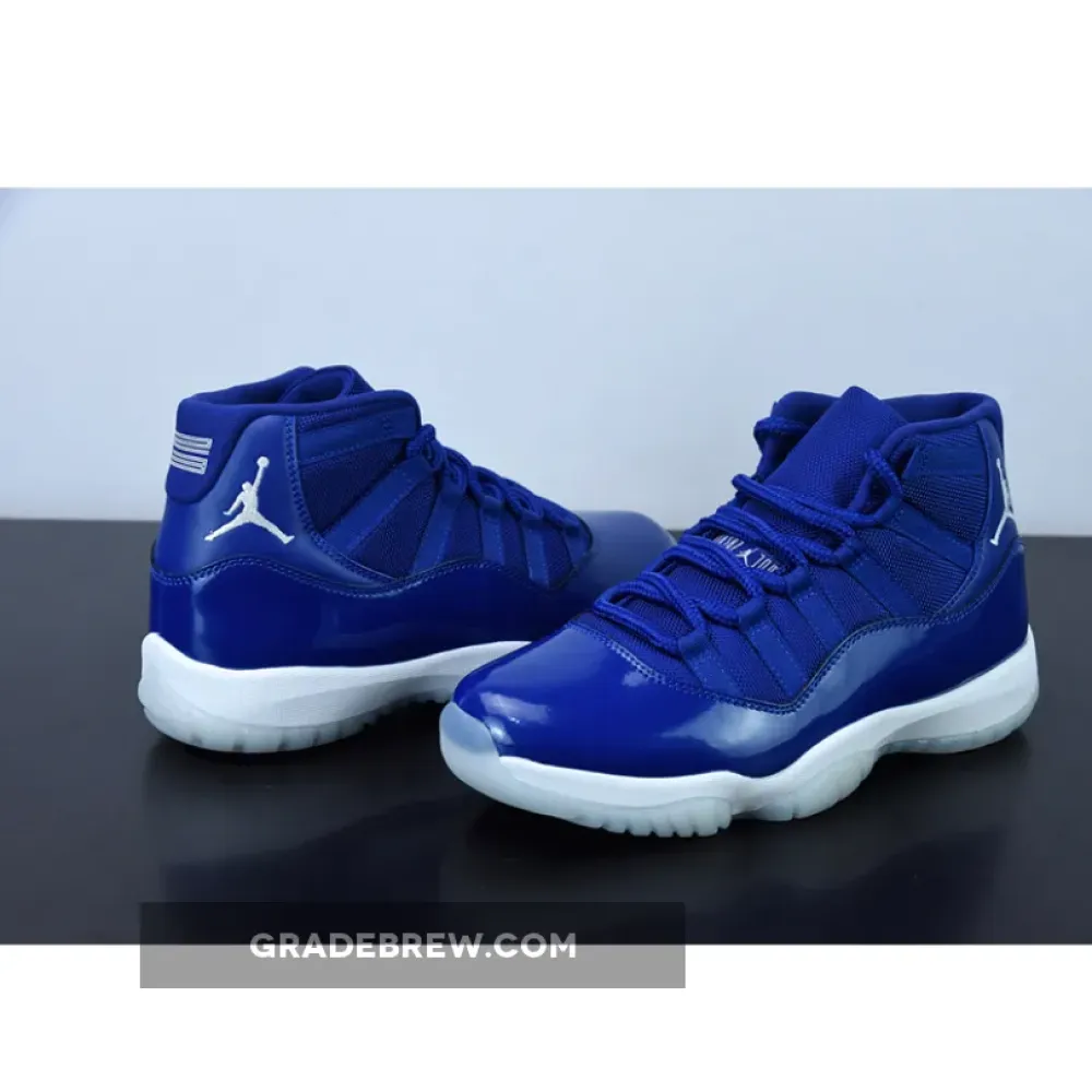 Jordan 11 Midnight Navy/White/Kentucky AT7802-115
