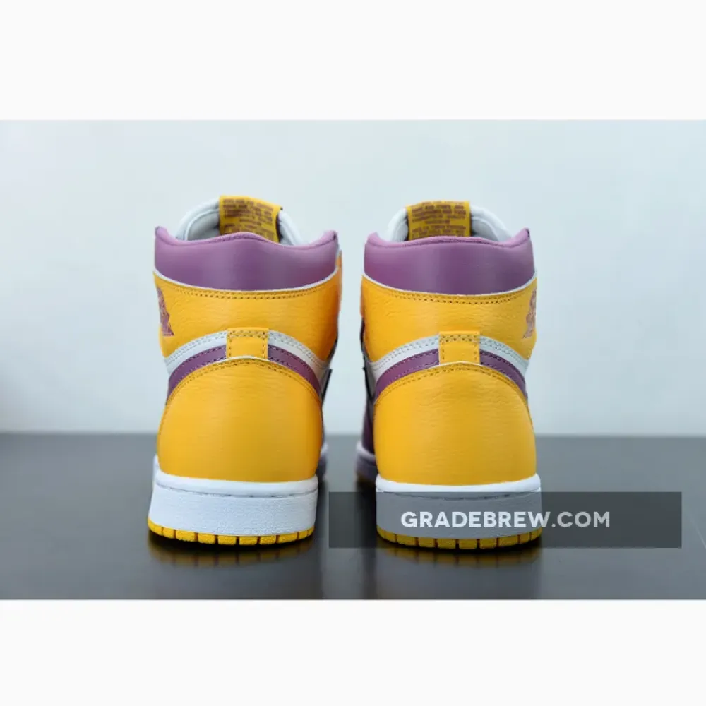 Nike Air Jordan 1 High OG Brotherhood White/Gold/Bordeaux 555088-706