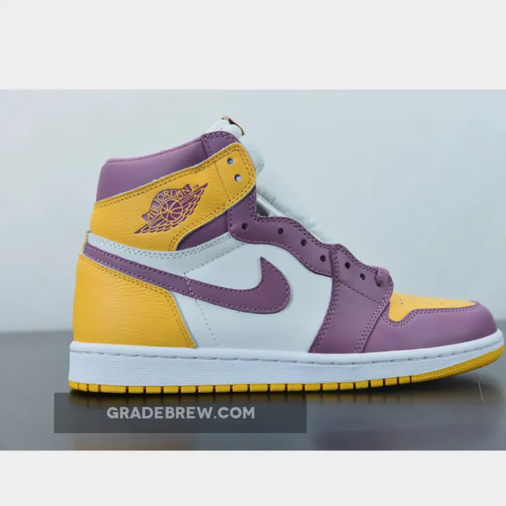 Nike Air Jordan 1 High OG Brotherhood White/Gold/Bordeaux 555088-706