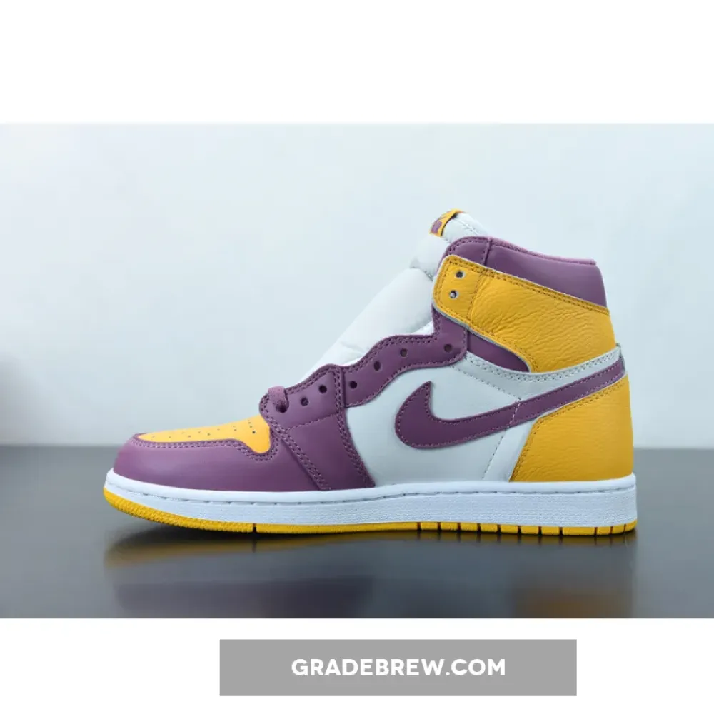 Nike Air Jordan 1 High OG Brotherhood White/Gold/Bordeaux 555088-706