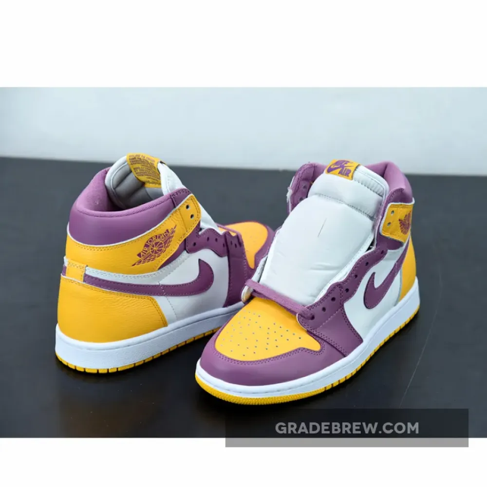 Nike Air Jordan 1 High OG Brotherhood White/Gold/Bordeaux 555088-706