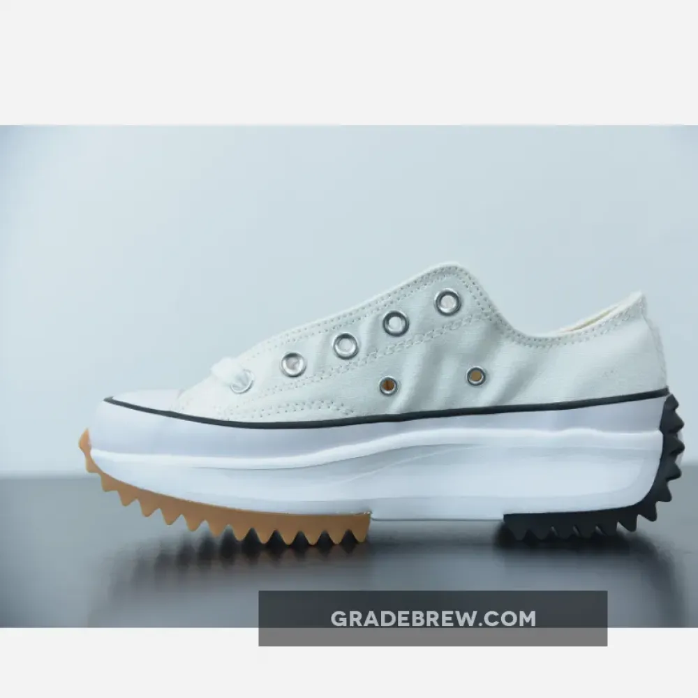 Converse Run Star Hike Low Top White Black Gum 168817C