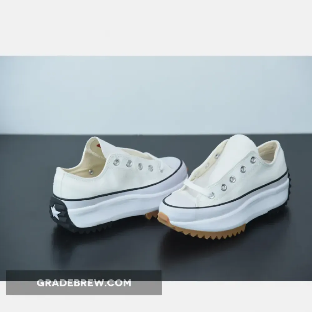 Converse Run Star Hike Low Top White Black Gum 168817C