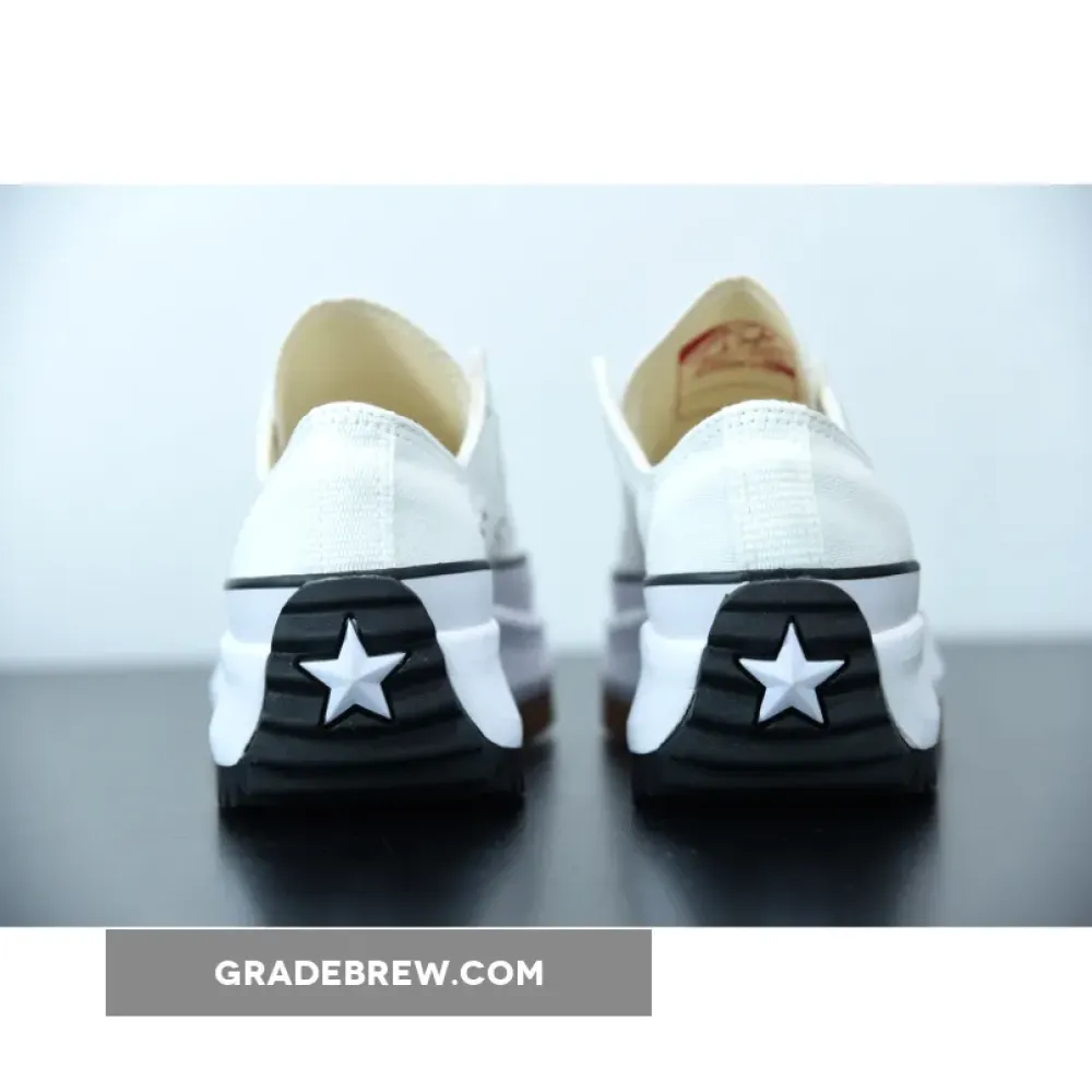 Converse Run Star Hike Low Top White Black Gum 168817C