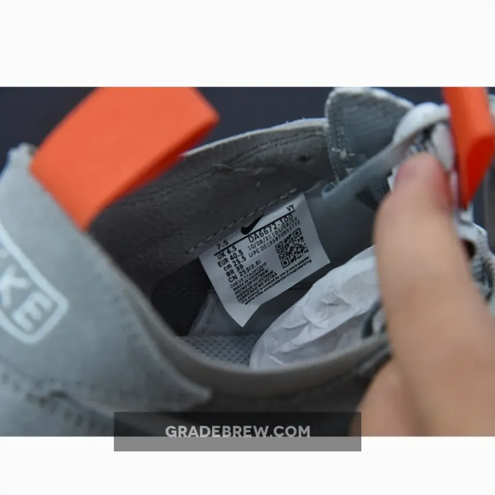 NikeCraft General Purpose Shoe Cool Grey/Orange/Silver