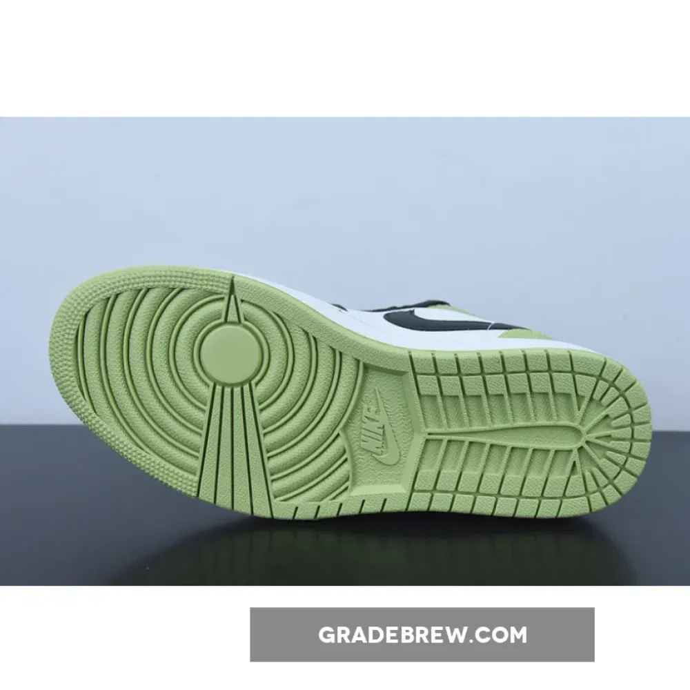 Nike Air Jordan 1 Low Vivid Green Snakeskin Black/Vivid Green/White DX4446-301