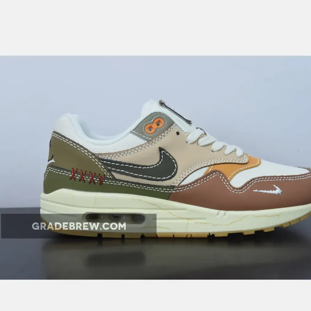 Nike Air Max 1 Premium Wabi-Sabi Olive/Sand/Orange DQ8656-133