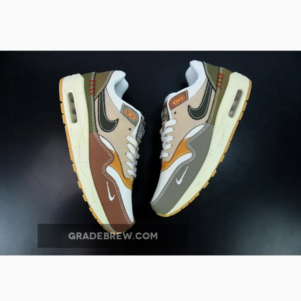 Nike Air Max 1 Premium Wabi-Sabi Olive/Sand/Orange DQ8656-133