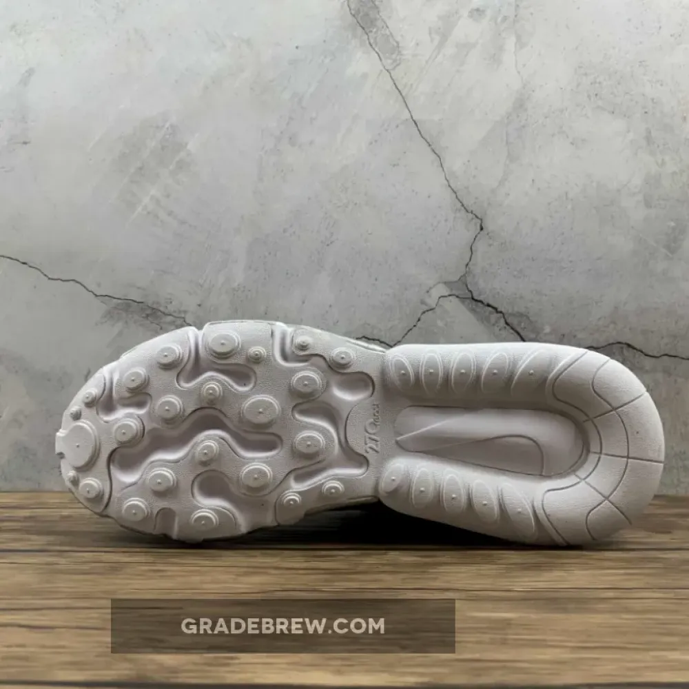 Nike Air Max 270 React City of Speed Silver White Gold CQ4597-110