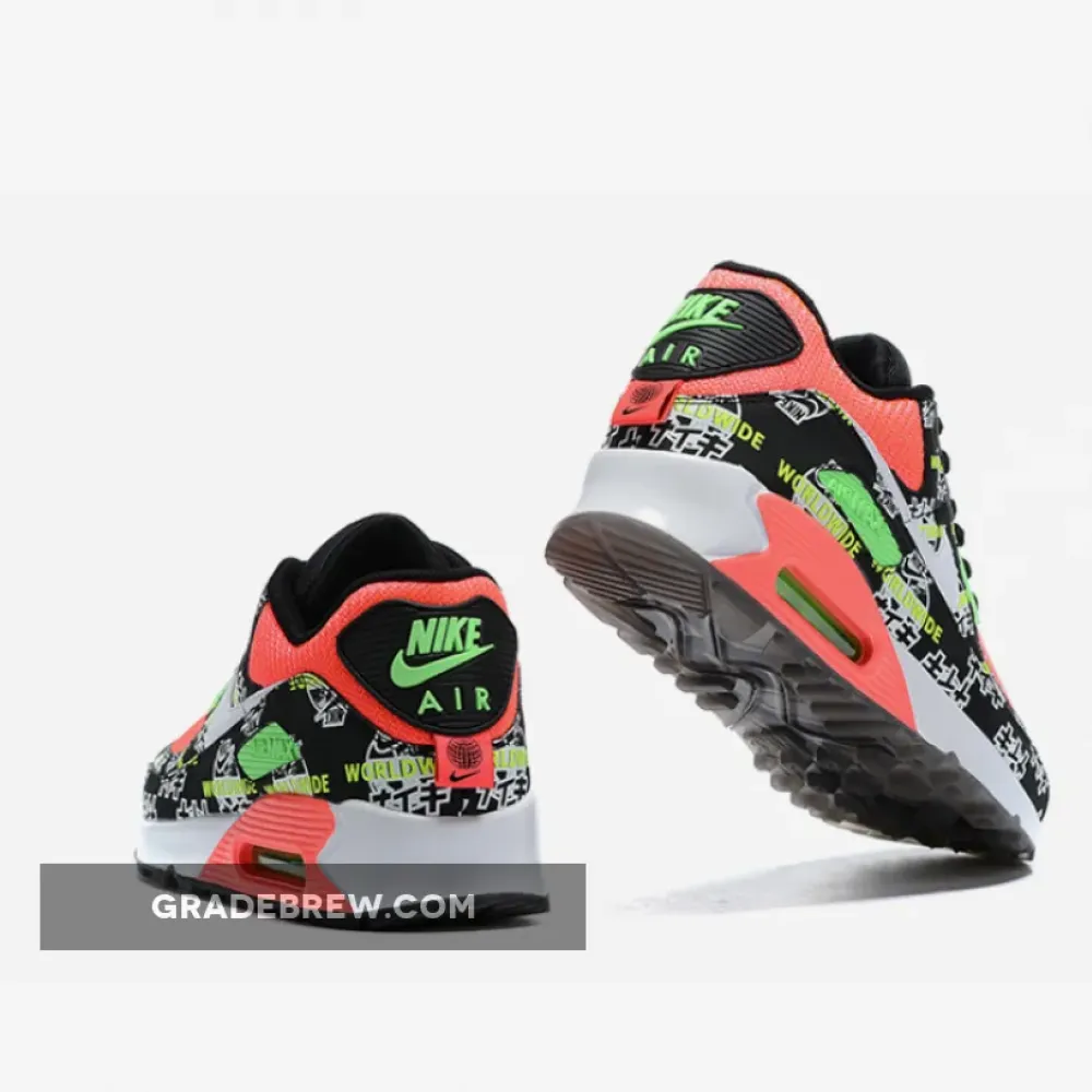 Nike Air Max 90 Worldwide Black/Green/Red CK6474-001