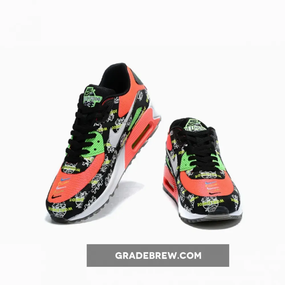 Nike Air Max 90 Worldwide Black/Green/Red CK6474-001