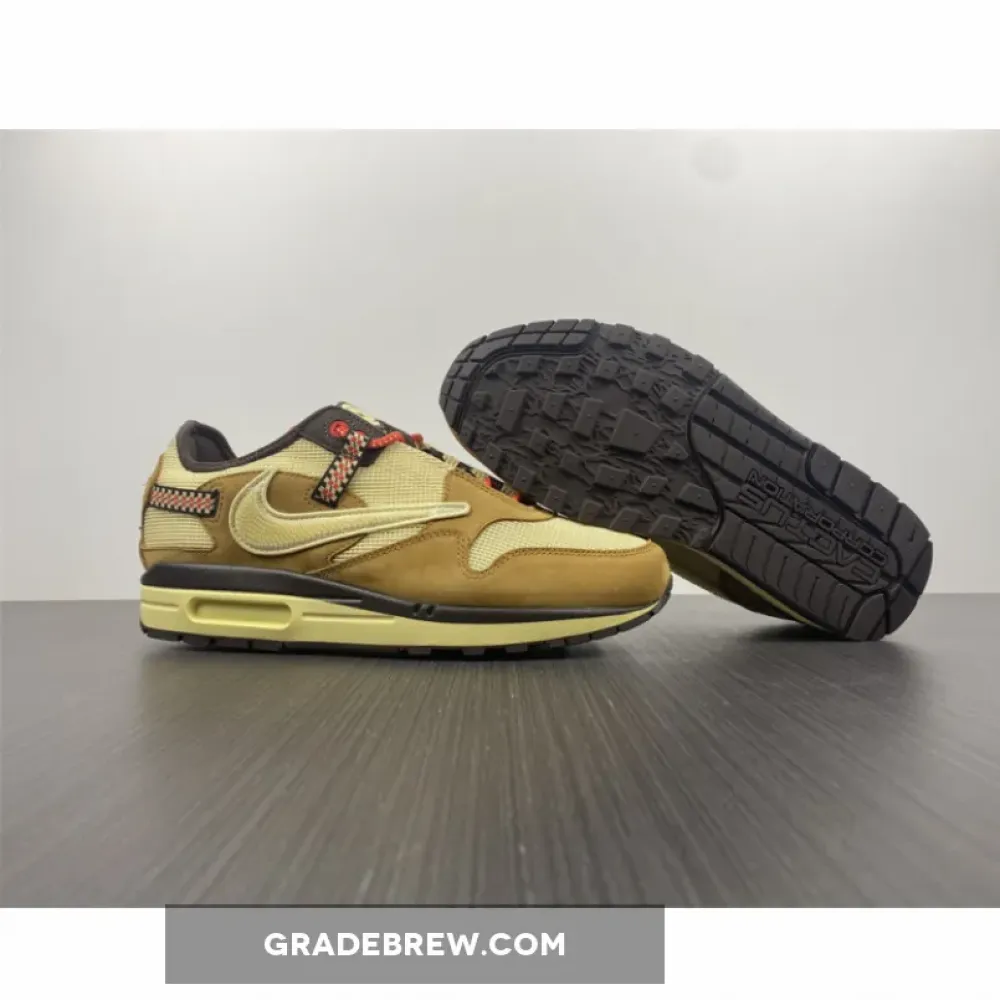 Nike Air Max 1 Wheat/Baroque Brown/Lemon Drop DO9392-701