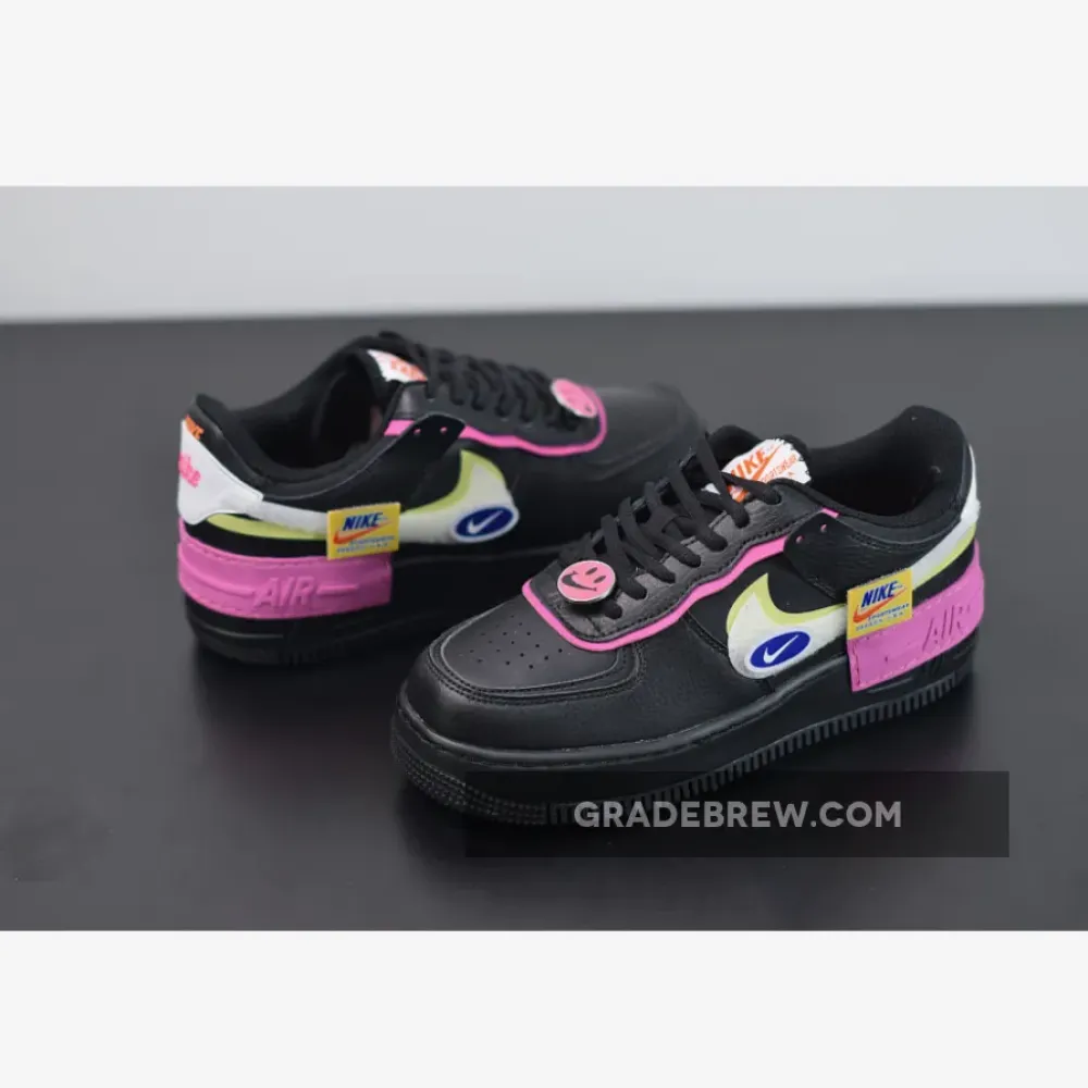 Nike Air Force 1 Shadow Cosmic Fuchsia/Limelight-Black CU4743-001