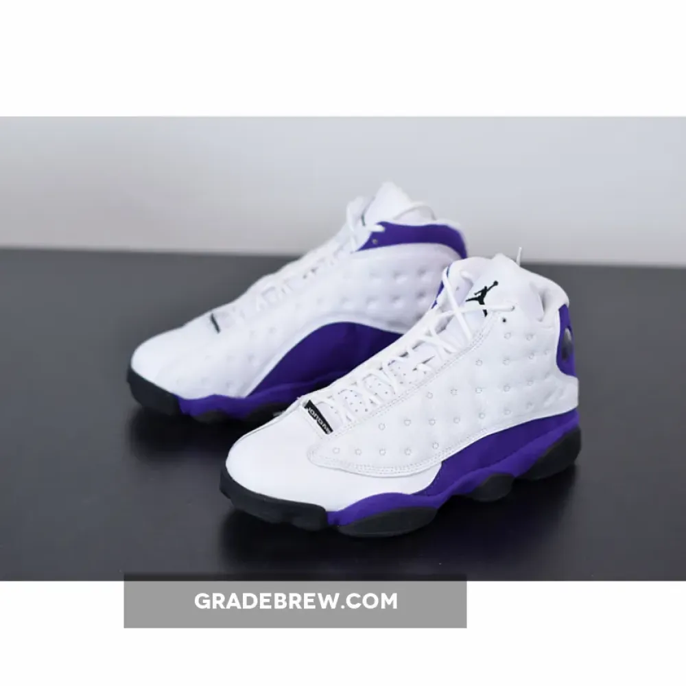 Air Jordan 13 Lakers Court Purple/White/Black 414571-105