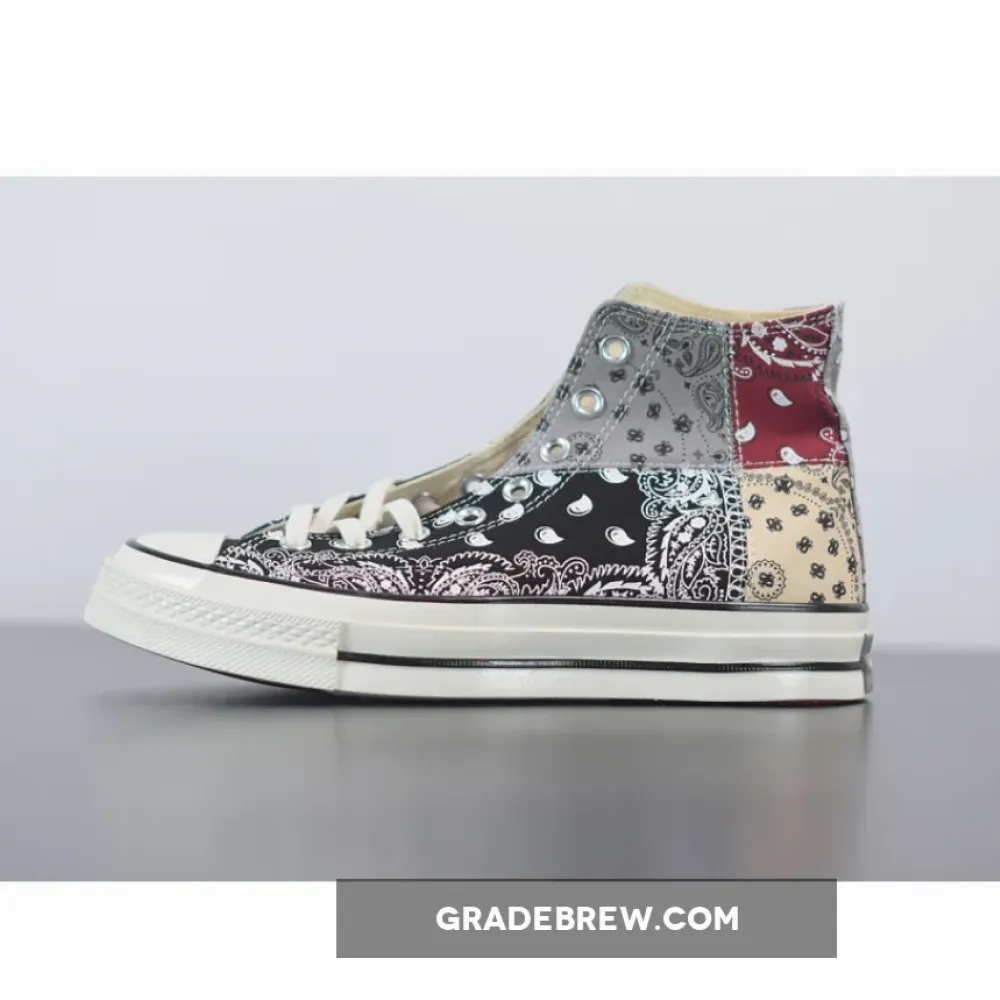 Converse Chuck 70 High Paisley Patchwork Black/Multi-Color 169880C