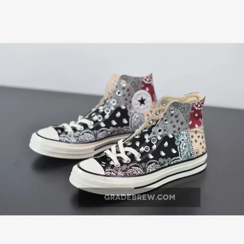 Converse Chuck 70 High Paisley Patchwork Black/Multi-Color 169880C