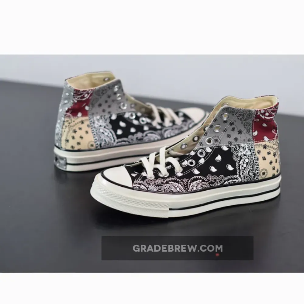 Converse Chuck 70 High Paisley Patchwork Black/Multi-Color 169880C