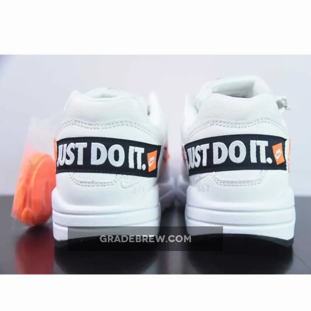 Nike Air Max 1 Just Do It Pack White/Orange/Silver AO1021-100