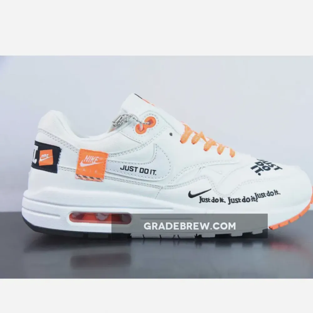 Nike Air Max 1 Just Do It Pack White/Orange/Silver AO1021-100