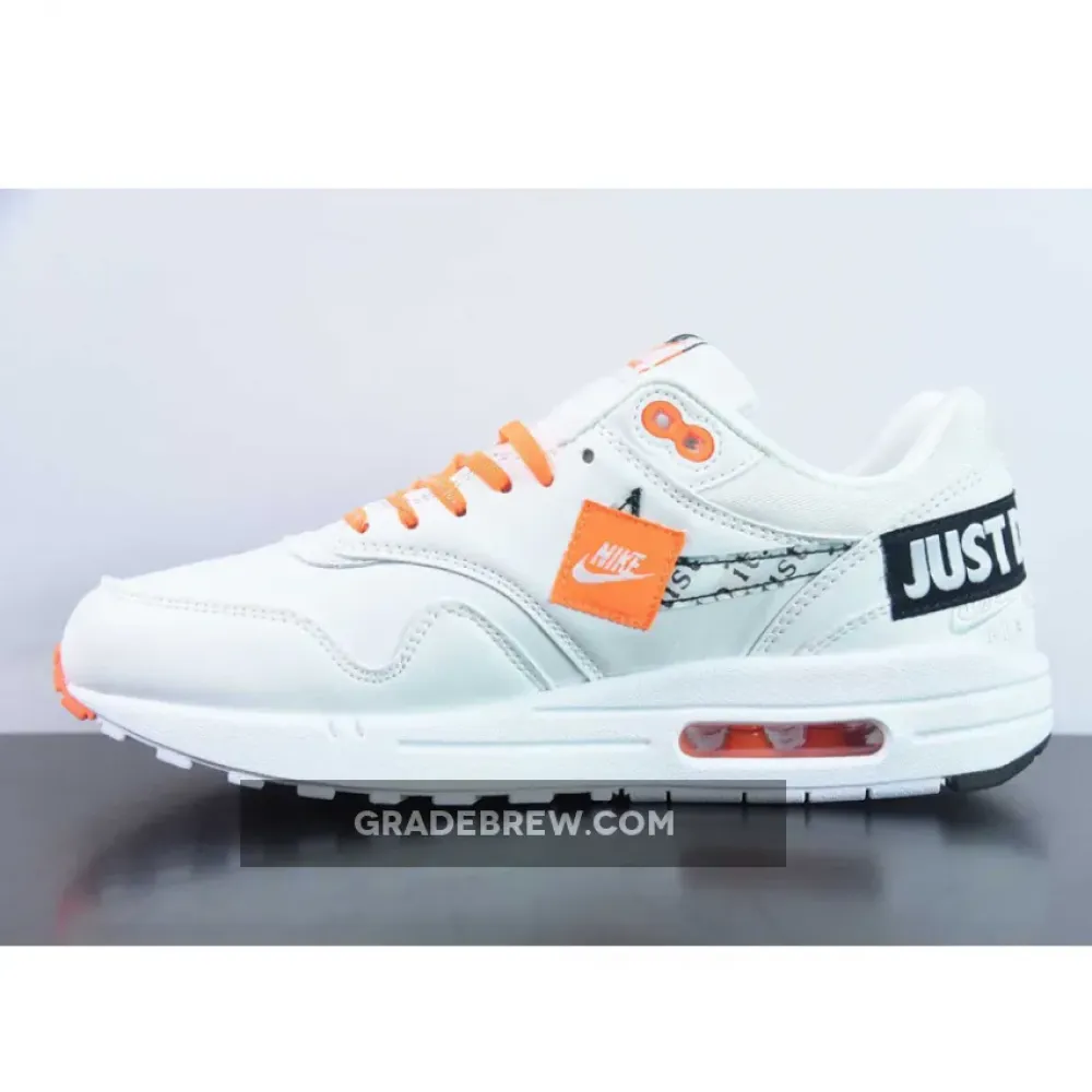 Nike Air Max 1 Just Do It Pack White/Orange/Silver AO1021-100