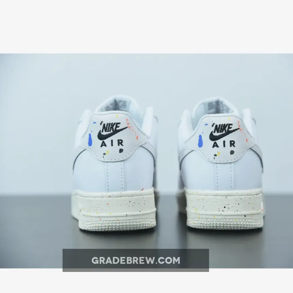 Nike Air Force 1 Low Splatter White/Blue/Yellow CZ0339-100