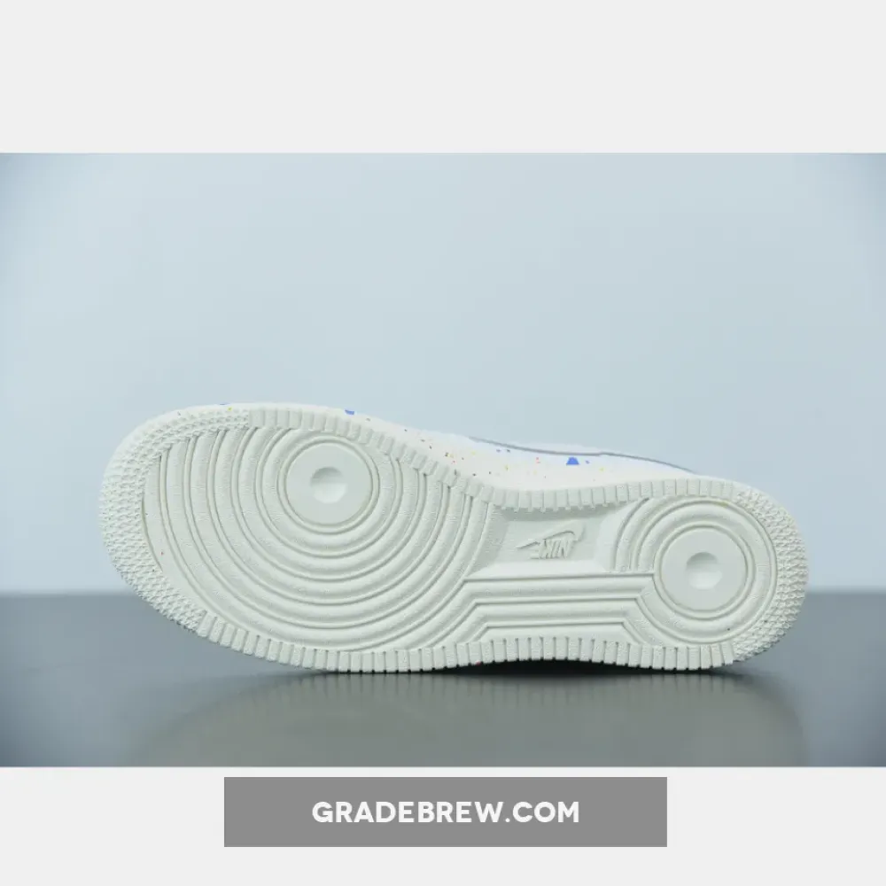 Nike Air Force 1 Low Splatter White/Blue/Yellow CZ0339-100