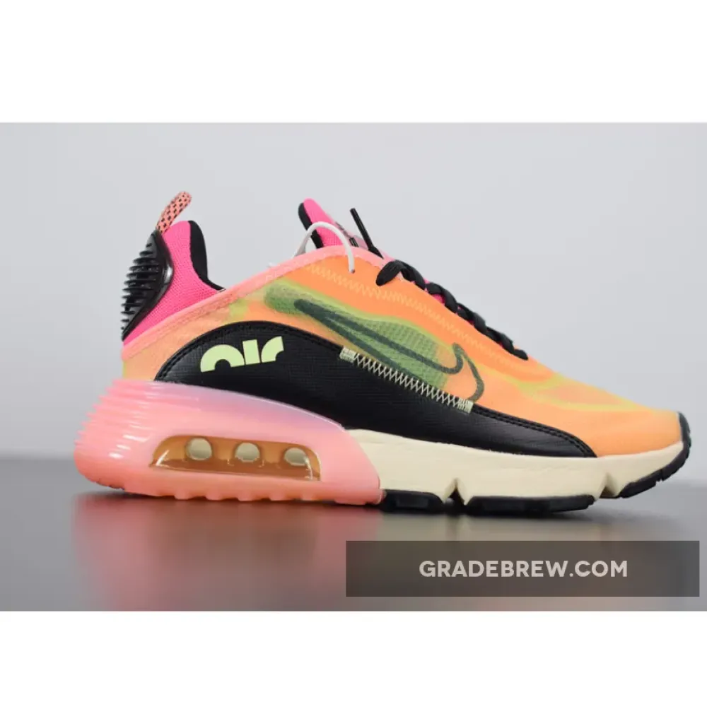 Nike Air Max 2090 Neon Highlighter Barely Volt/Pink Glow CT1290-700