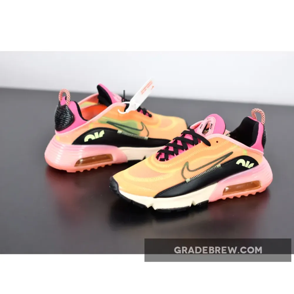 Nike Air Max 2090 Neon Highlighter Barely Volt/Pink Glow CT1290-700