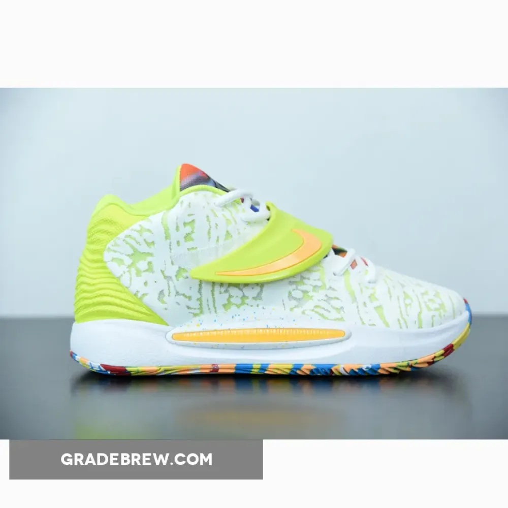 Nike KD 14 Cyber Yellow/Orange/Purple CZ0170-101