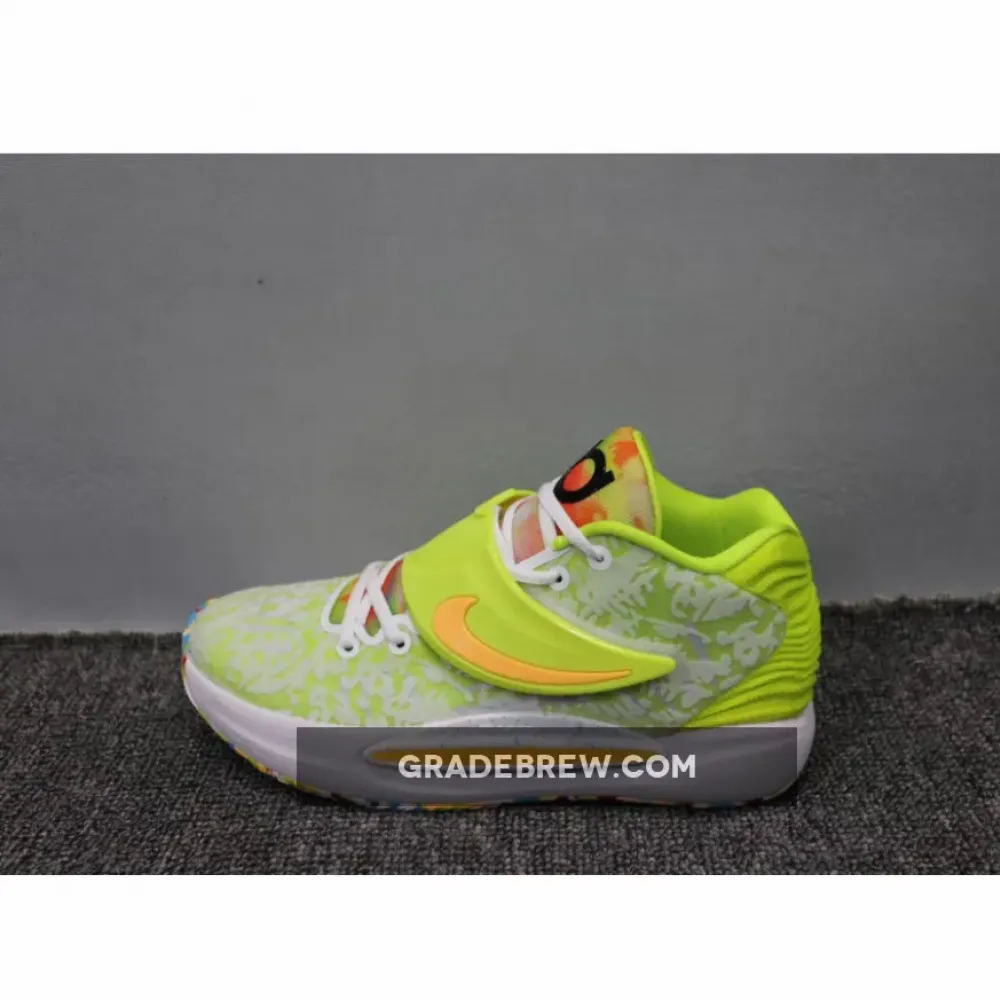 Nike KD 14 Cyber Yellow/Orange/Purple CZ0170-101