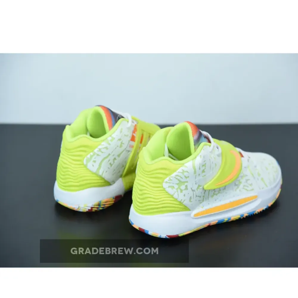 Nike KD 14 Cyber Yellow/Orange/Purple CZ0170-101