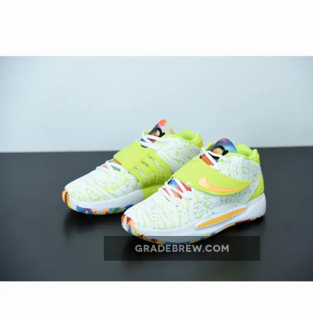 Nike KD 14 Cyber Yellow/Orange/Purple CZ0170-101