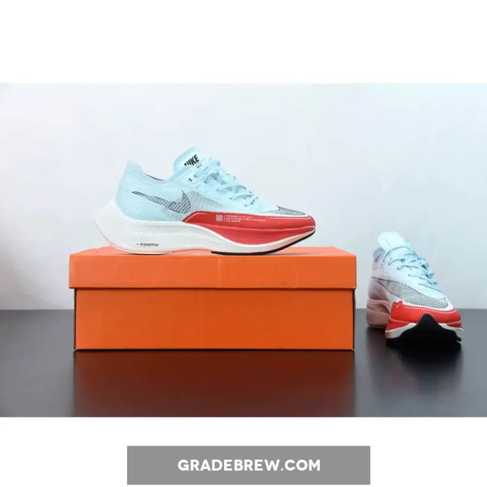 Nike ZoomX Vaporfly Next% 2 Glacier Blue/Chile Red/Pale Ivory/Black CU4111-400