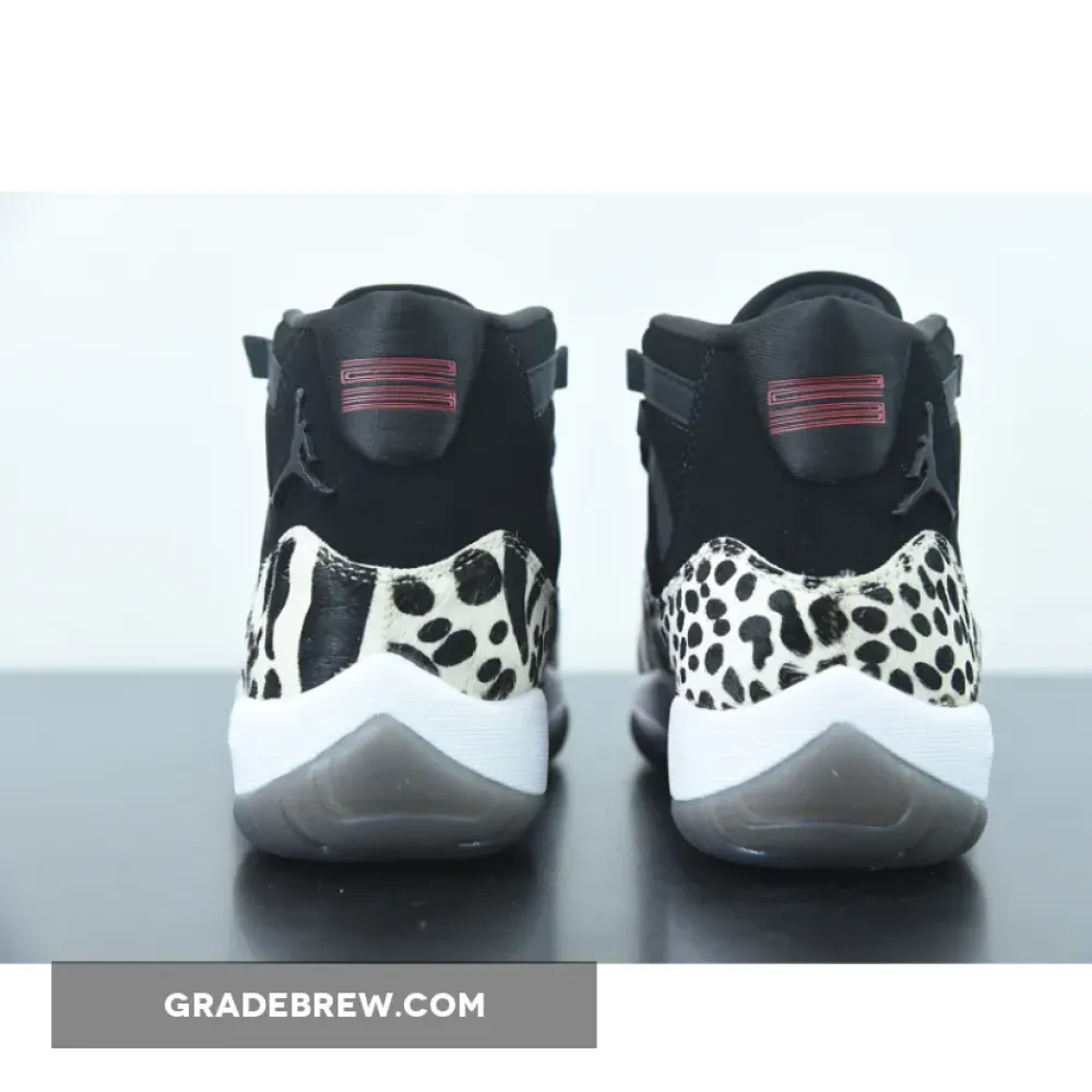 Air Jordan 11 Animal Instinct Black/White/Red AR0715-010