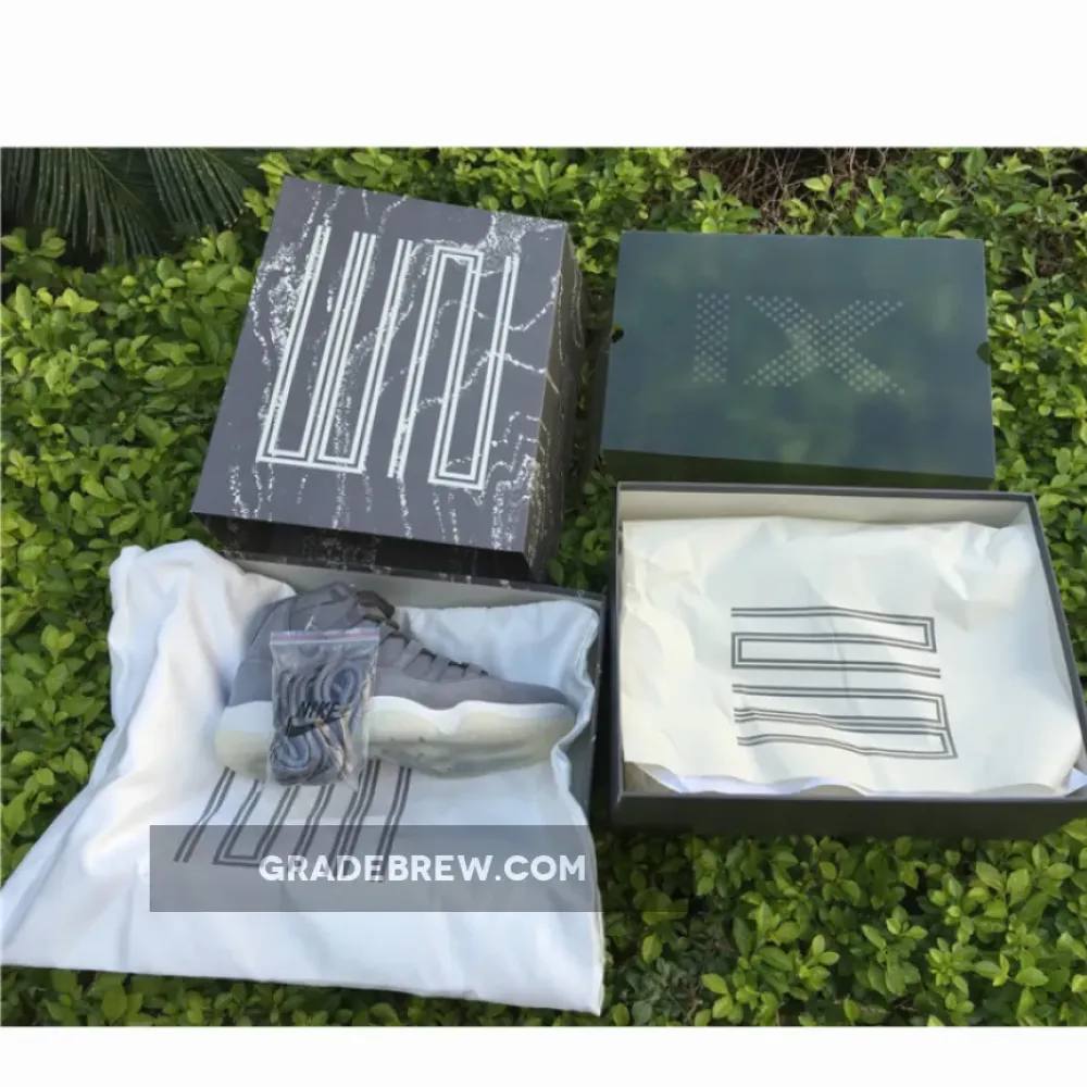 Air Jordan 11 Premium Grey Suede Cool Grey/Sail/003 914433-003