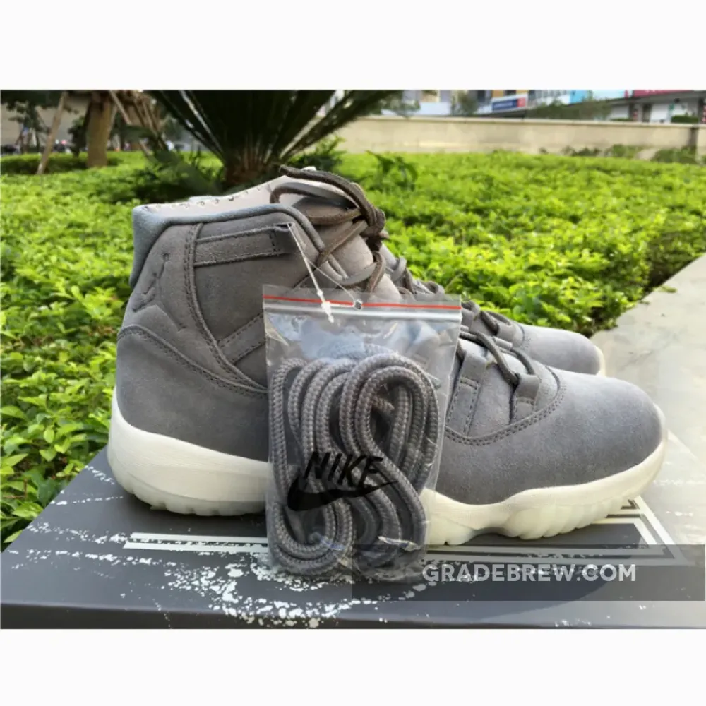 Air Jordan 11 Premium Grey Suede Cool Grey/Sail/003 914433-003