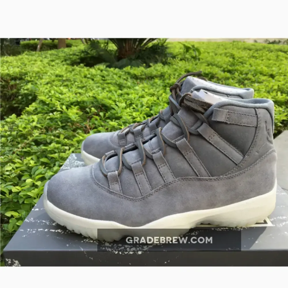 Air Jordan 11 Premium Grey Suede Cool Grey/Sail/003 914433-003