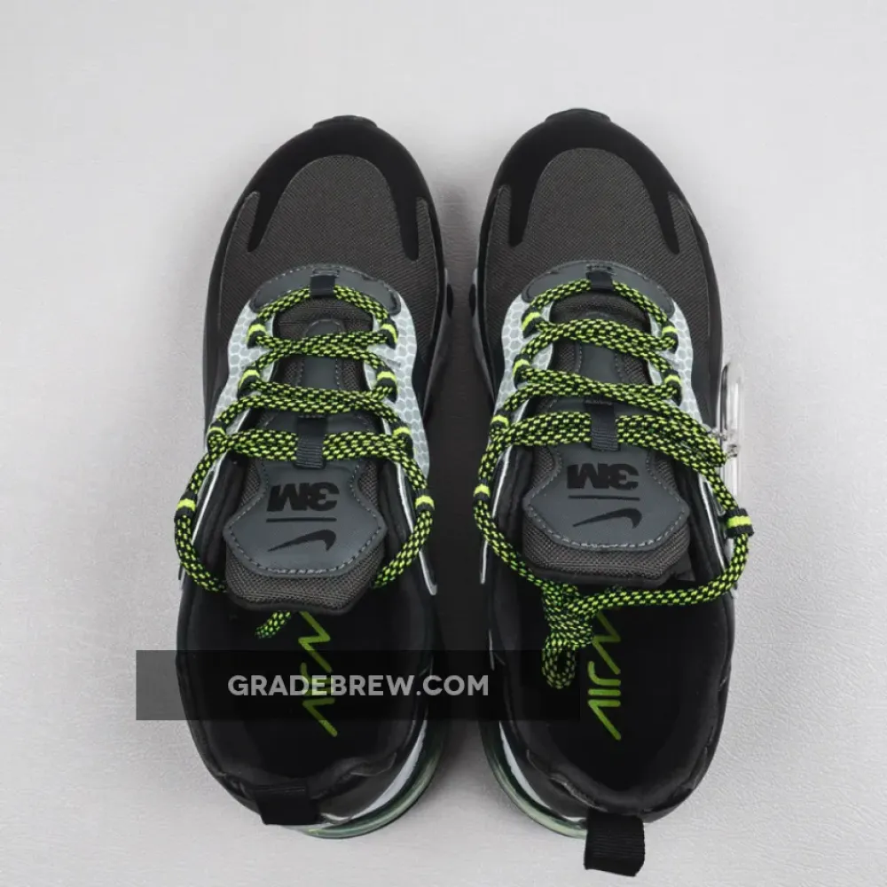 Nike Air Max 270 React SE Reflective Silver/Black/Green CT1647-001