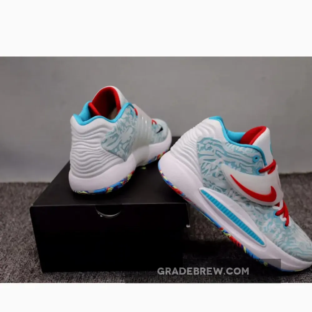 Nike KD 14 Abstract Red/Grey/White