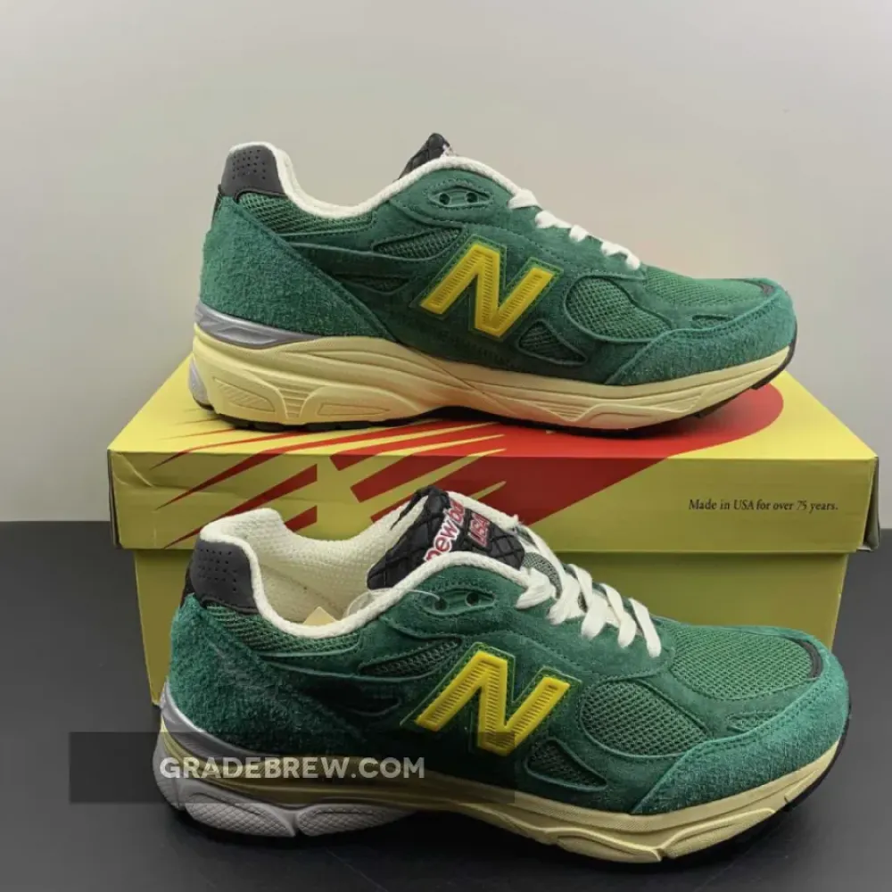 New Balance 990v3 Made in USA Green/Yellow/Black M990GG3