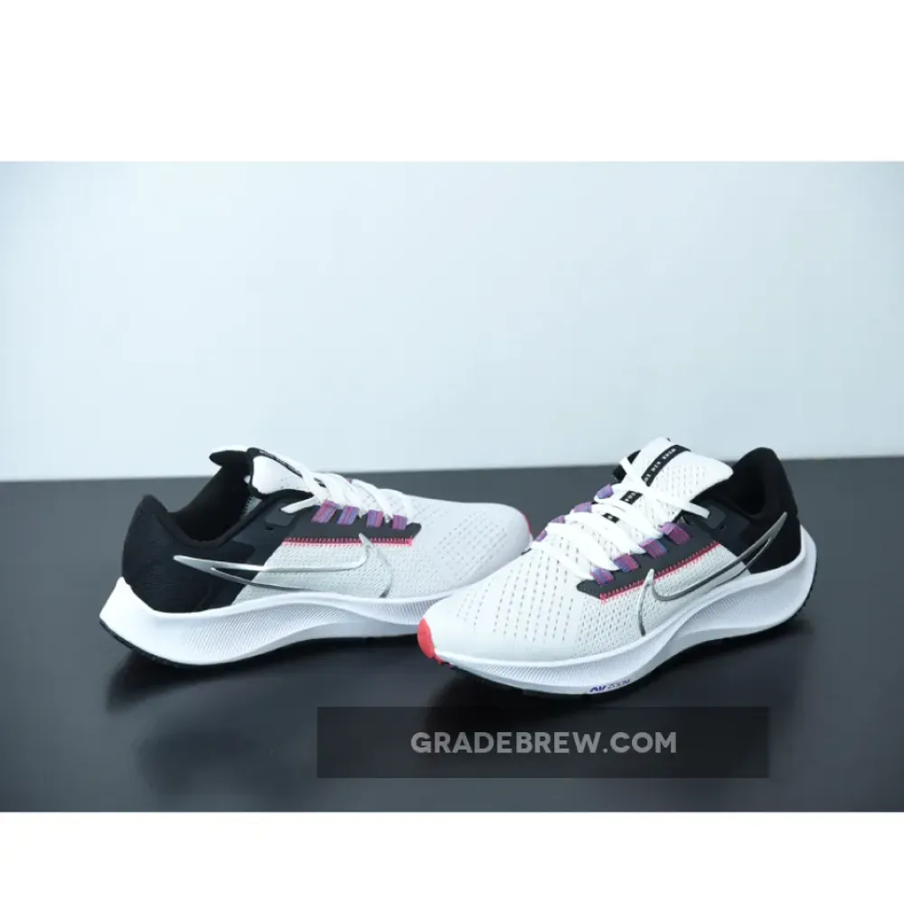 Nike Air Zoom Pegasus 38 Flash Crimson/Metallic Silver/White CW7358-101