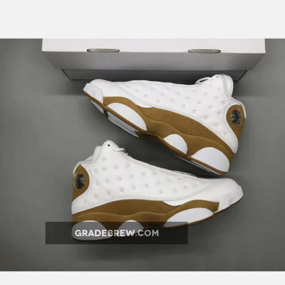 Air Jordan 13 Wheat White/Goldenrod/Light Brown 414571-171