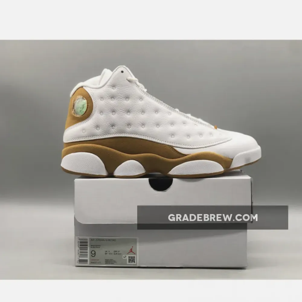 Air Jordan 13 Wheat White/Goldenrod/Light Brown 414571-171