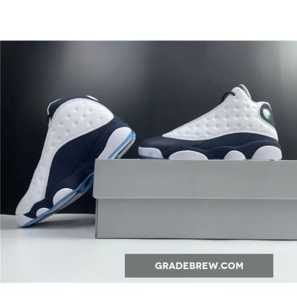 Air Jordan 13 Dark Powder Blue White/Blue/Navy 414571-144