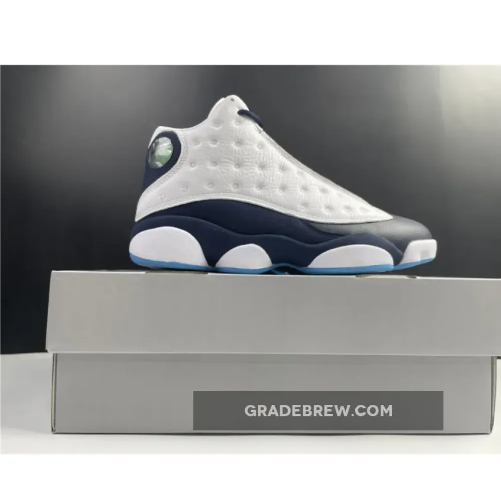 Air Jordan 13 Dark Powder Blue White/Blue/Navy 414571-144