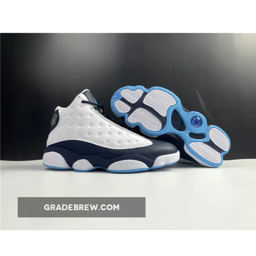 Air Jordan 13 Dark Powder Blue White/Blue/Navy 414571-144