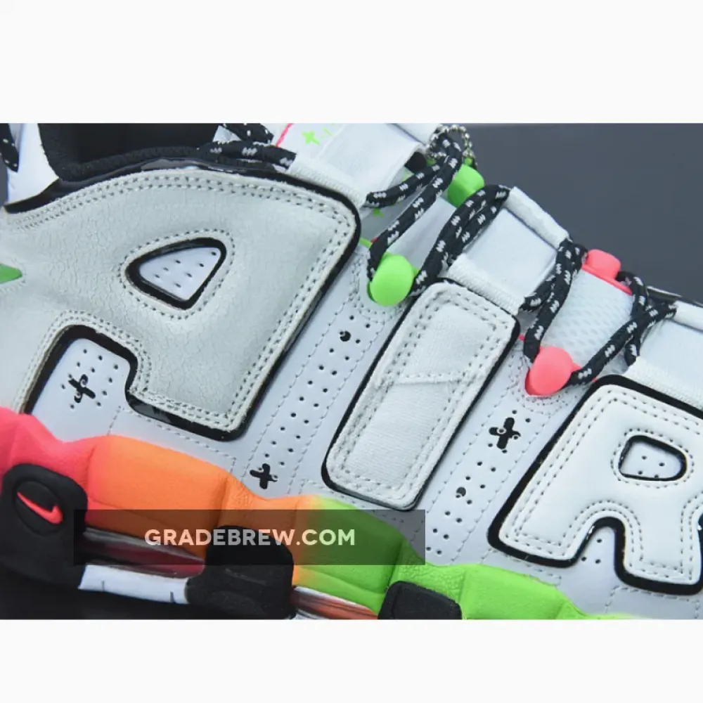 Nike Air More Uptempo Gradient Midsoles White/Total Orange/Green DV1233-111