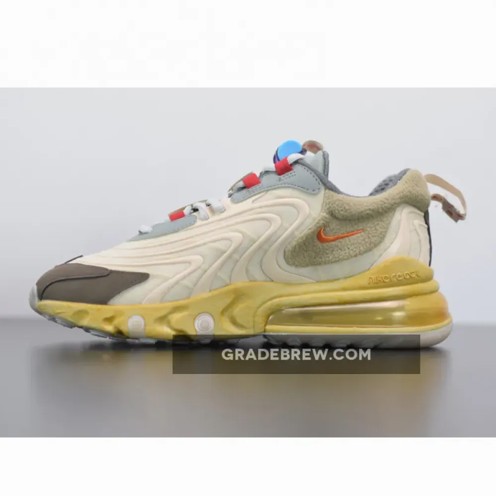 Nike Air Max 270 React Cactus Trails Gold/Sail/Red CT2864-200